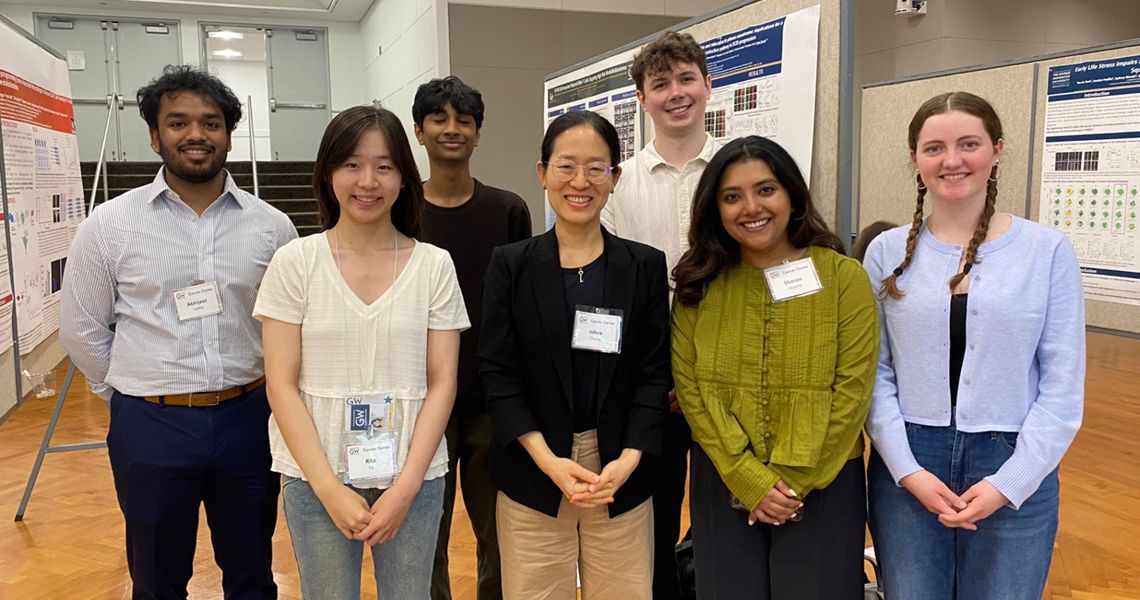 Dr. Chung with interns